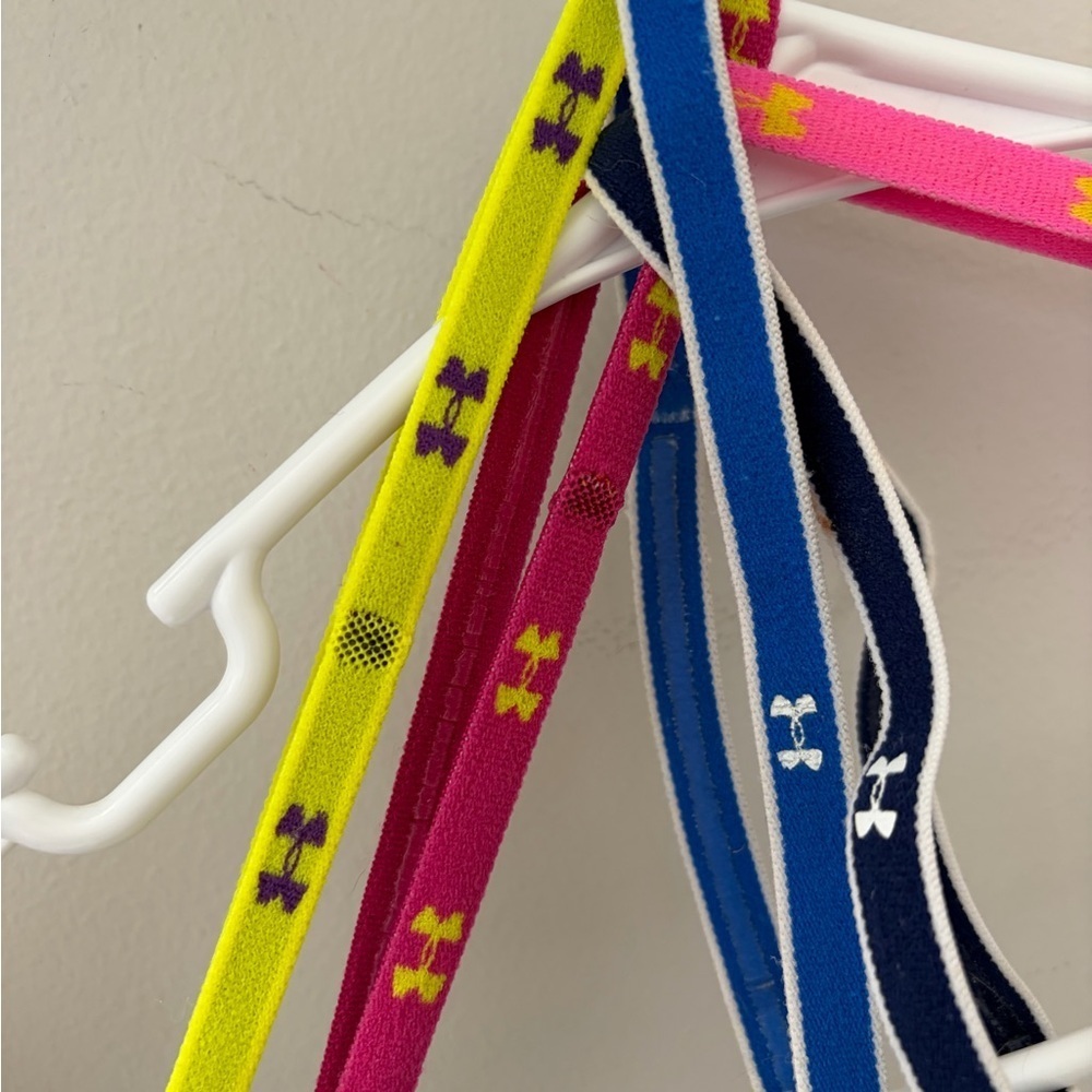 Under Armour Vibrant Multi-Color Headbands 7 inch athletic elastic